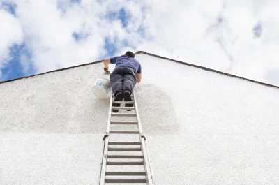 Peinture extérieure au Chambon-Feugerolles — façades et ravalement